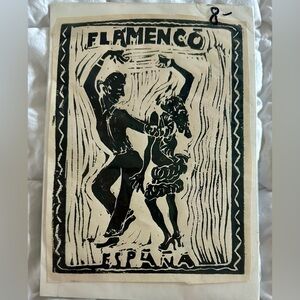 Flamenco España Art Print
